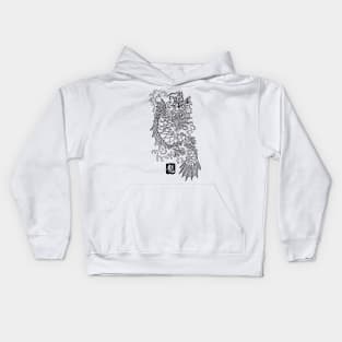 ichiban kasuga tattoo 3 Kids Hoodie